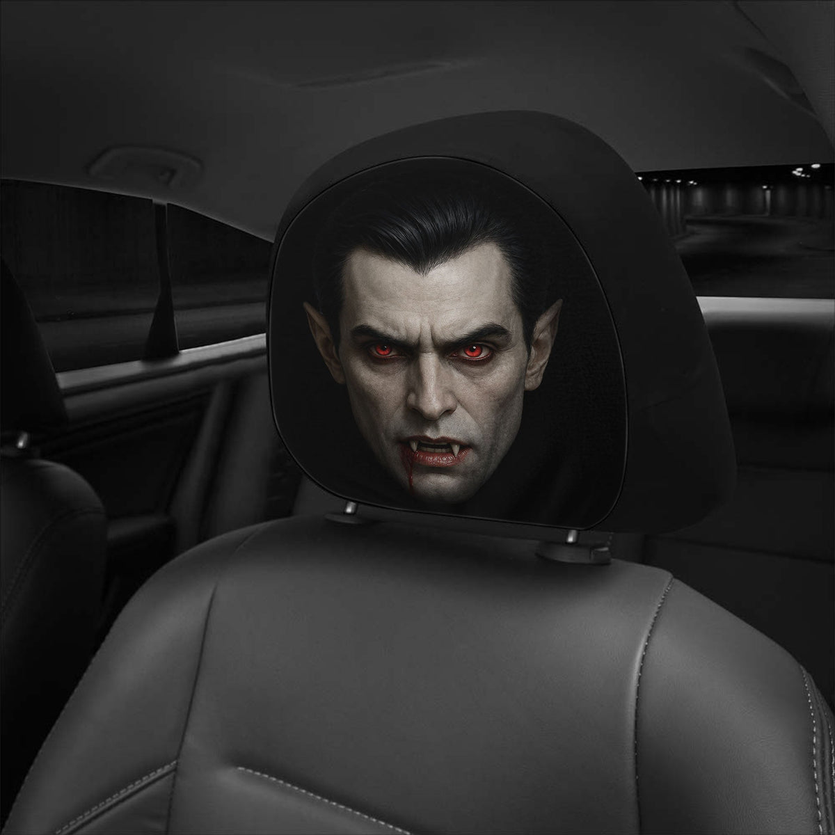 Halloween Horror Passenger - Personalized Car Headrest Covers
